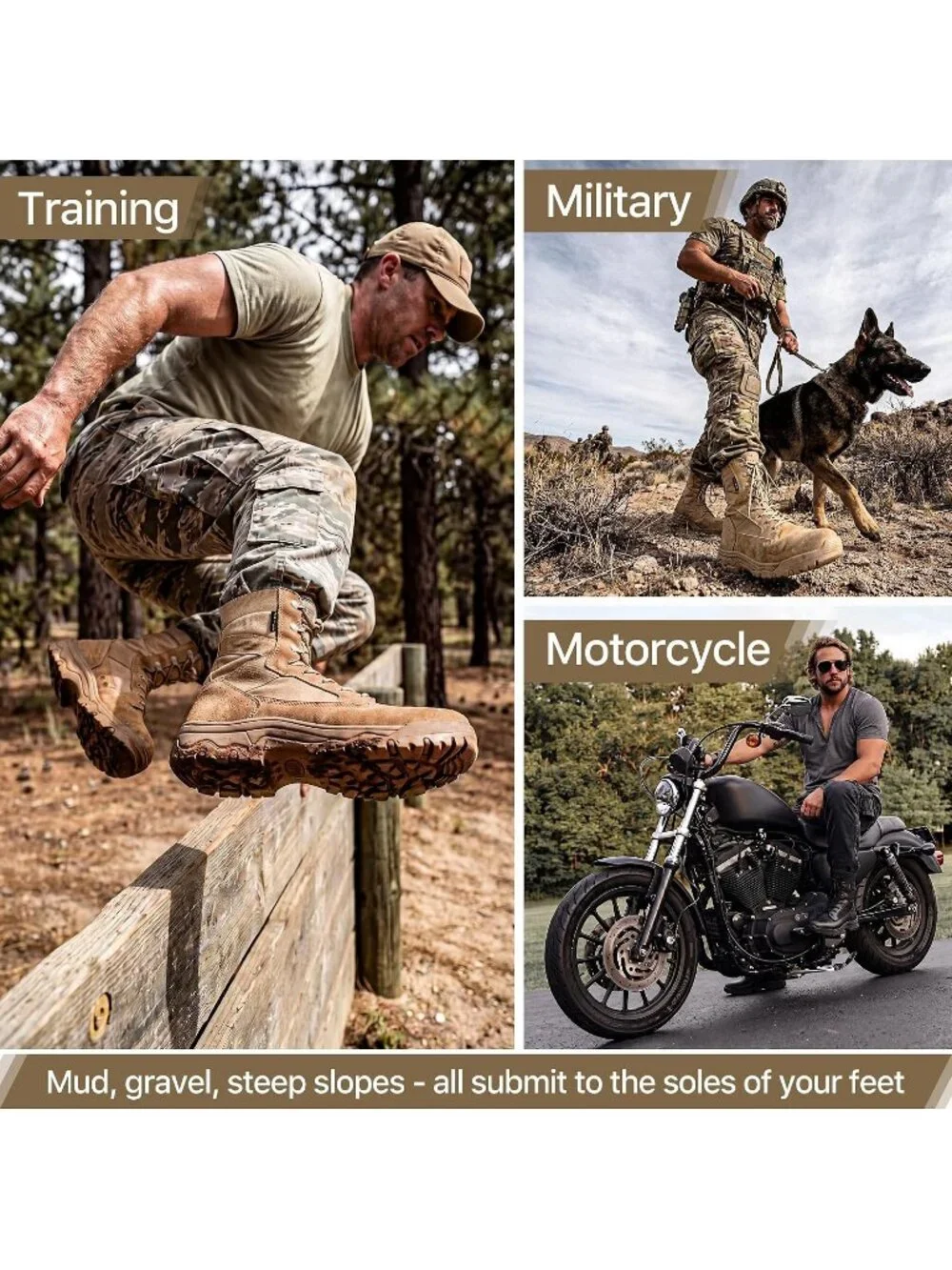 Men's LT Military Tactical 8
